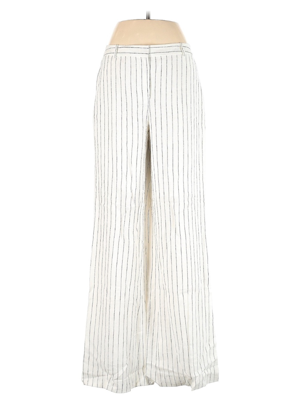 MICHAEL Michael Kors striped wide-leg linen